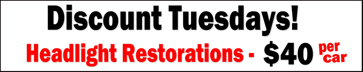 Discount Tuesdays! 10ft x 2ft